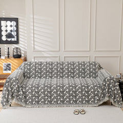 Oversized Reversible Couch Covers Sheet Blanket, L-Shape U-Shaped Sectional Protector for Cats Dogs - Ornate Home