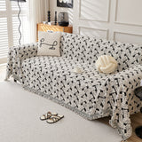 Oversized Reversible Couch Covers Sheet Blanket, L-Shape U-Shaped Sectional Protector for Cats Dogs - Ornate Home