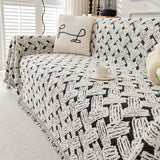 Oversized Reversible Couch Covers Sheet Blanket, L-Shape U-Shaped Sectional Protector for Cats Dogs - Ornate Home
