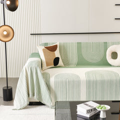 Oversized Sofa Throw Blanket, Couch Protector Throw for Stylish Home Protection - Ornate Home