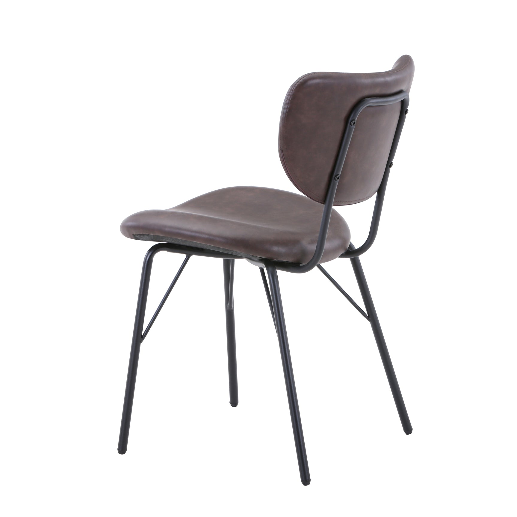 Owen Dark Brown Uph Chair (Set of 2) - Ornate Home