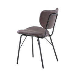 Owen Dark Brown Uph Chair (Set of 2) - Ornate Home