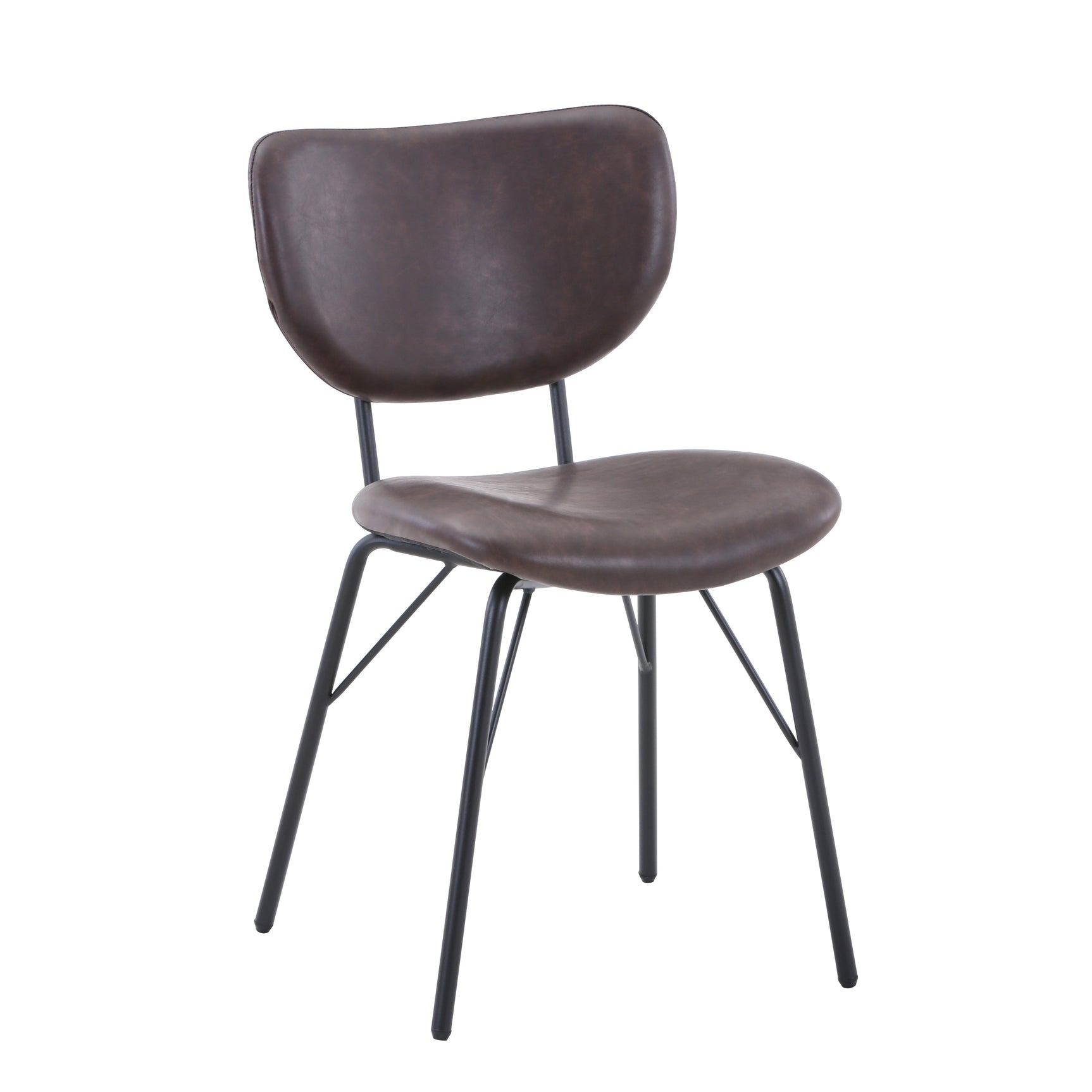 Owen Dark Brown Uph Chair (Set of 2) - Ornate Home