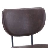 Owen Dark Brown Uph Stool (Set of 2) - Ornate Home