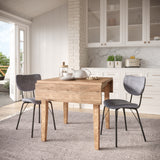 Owen Grey Uph Chair (Set of 2) - Ornate Home