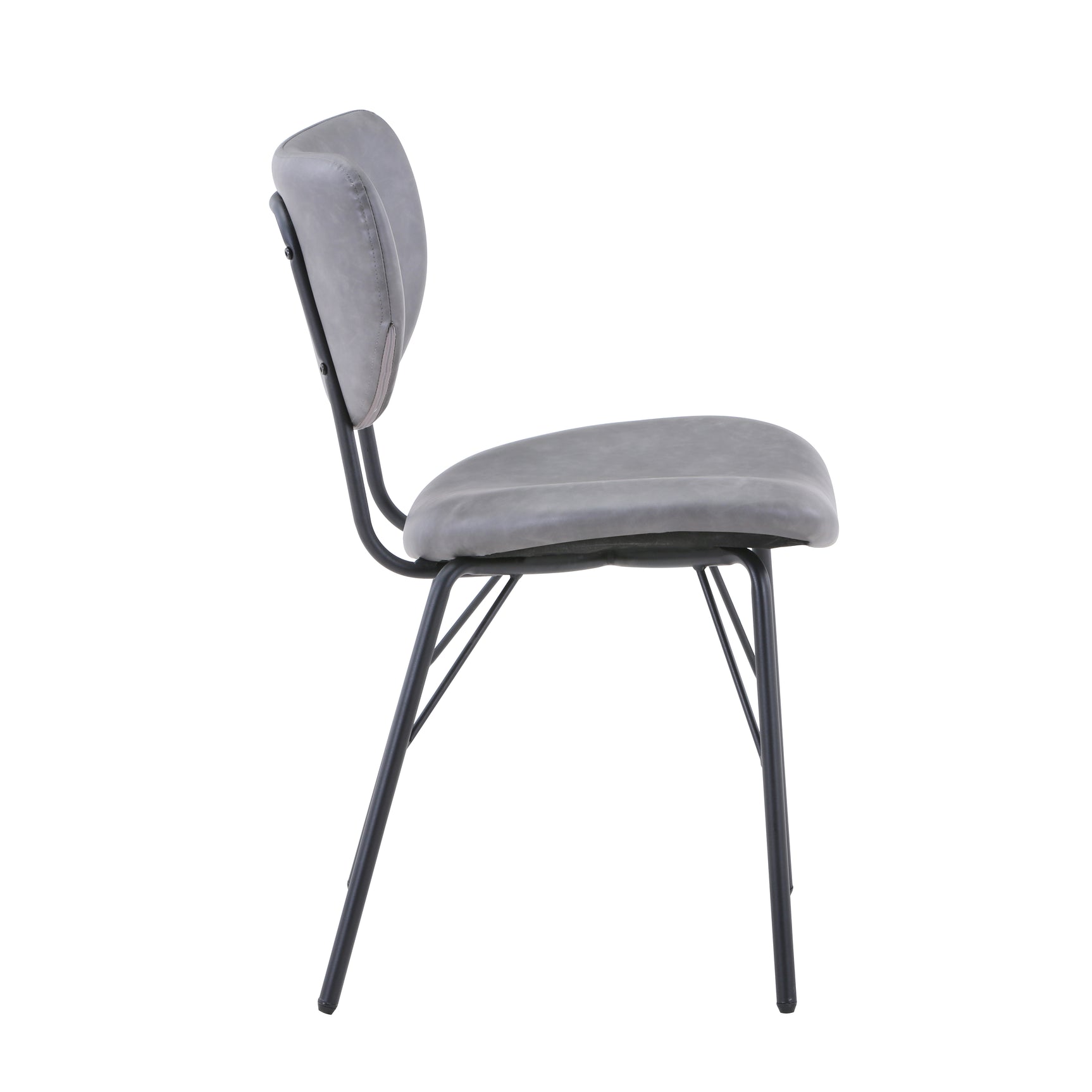 Owen Grey Uph Chair (Set of 2) - Ornate Home