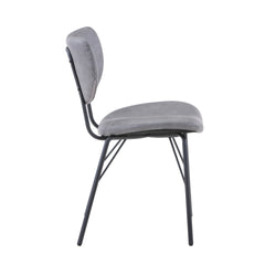 Owen Grey Uph Chair (Set of 2) - Ornate Home