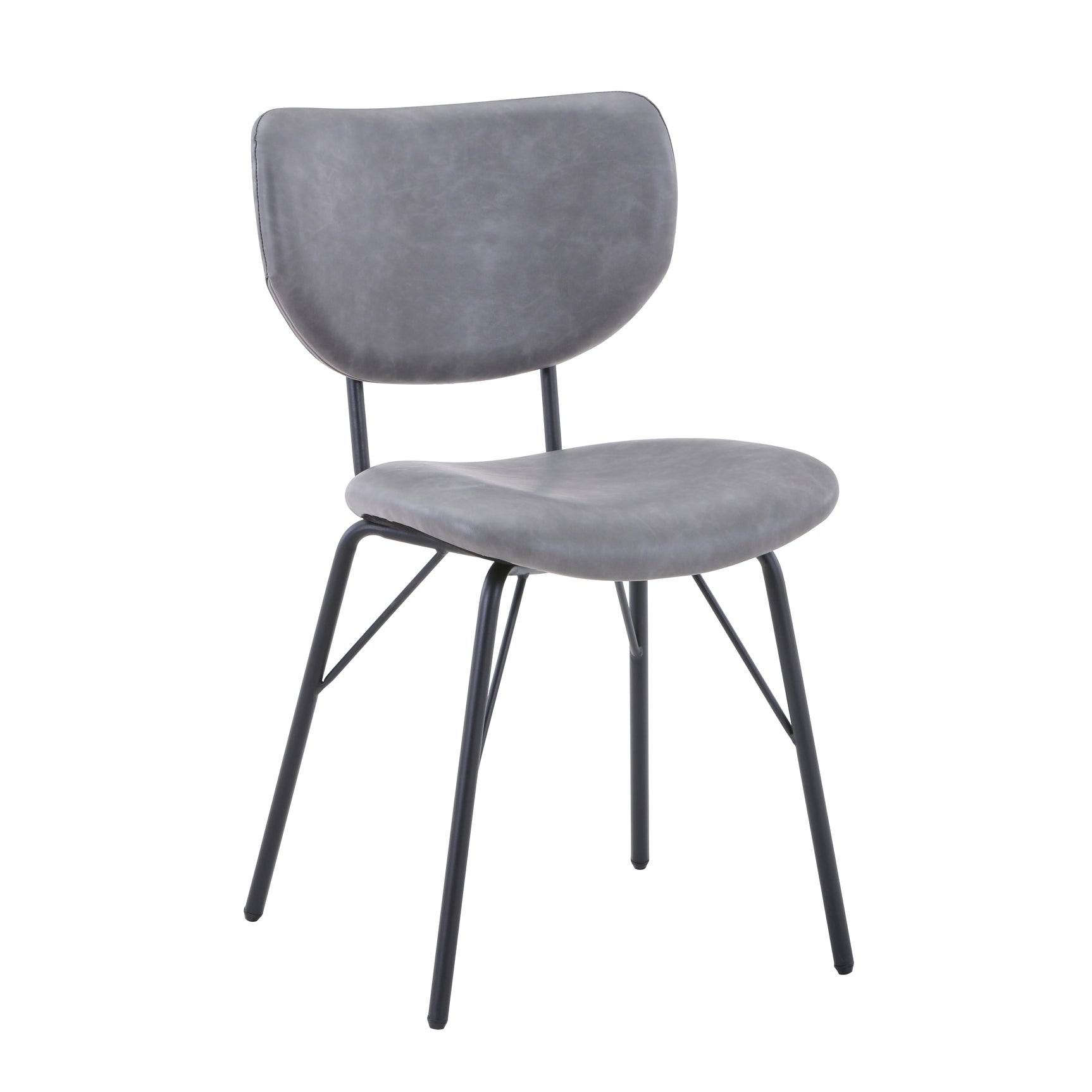 Owen Grey Uph Chair (Set of 2) - Ornate Home