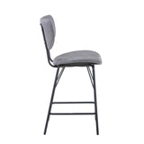Owen Grey Uph Stool (Set of 2) - Ornate Home