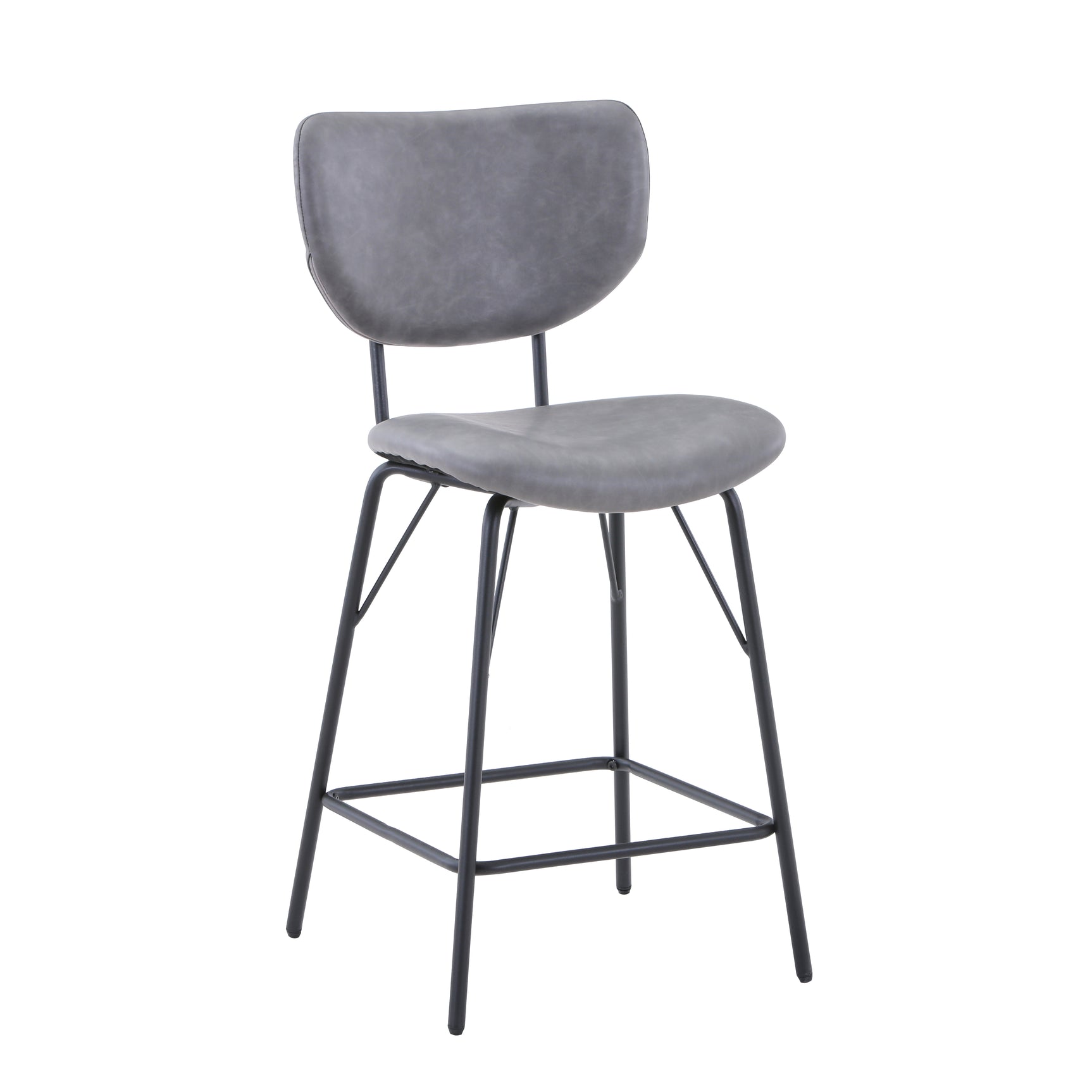 Owen Grey Uph Stool (Set of 2) - Ornate Home