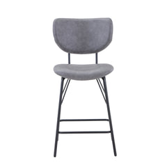 Owen Grey Uph Stool (Set of 2) - Ornate Home