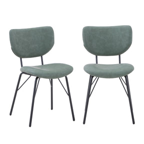 Owen Jade Uph Chair (Set of 2) - Ornate Home