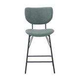 Owen Jade Uph Stool (Set of 2) - Ornate Home