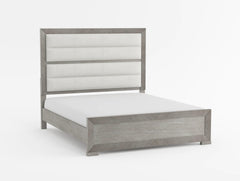 Owen Silver Queen Bed - Ornate Home