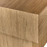 Owens Brown/Natural Wood Side Table - Ornate Home