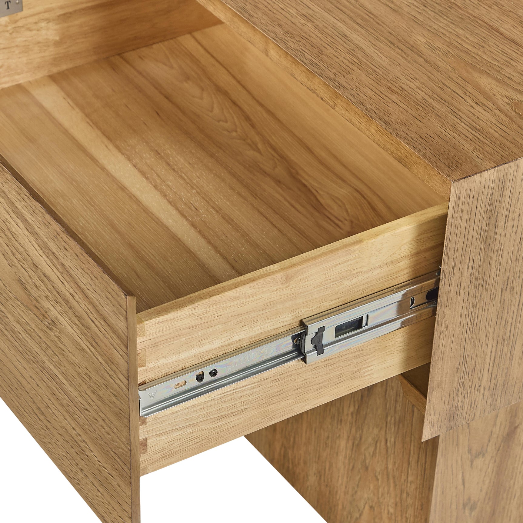 Owens Brown/Natural Wood Side Table - Ornate Home