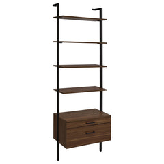 Owens Walnut 2-drawer Wall Shelf - Ornate Home