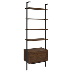 Owens Walnut 2-drawer Wall Shelf - Ornate Home