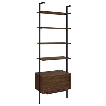 Owens Walnut 2-drawer Wall Shelf - Ornate Home