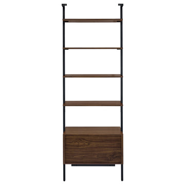 Owens Walnut 2-drawer Wall Shelf - Ornate Home