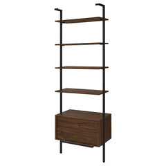 Owens Walnut 2-drawer Wall Shelf - Ornate Home