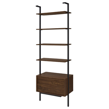 Owens Walnut 2-drawer Wall Shelf - Ornate Home