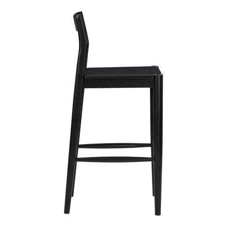 Owing Black Barstool - Ornate Home