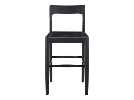 Owing Black Counter Stool - Ornate Home