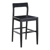 Owing Black Counter Stool - Ornate Home