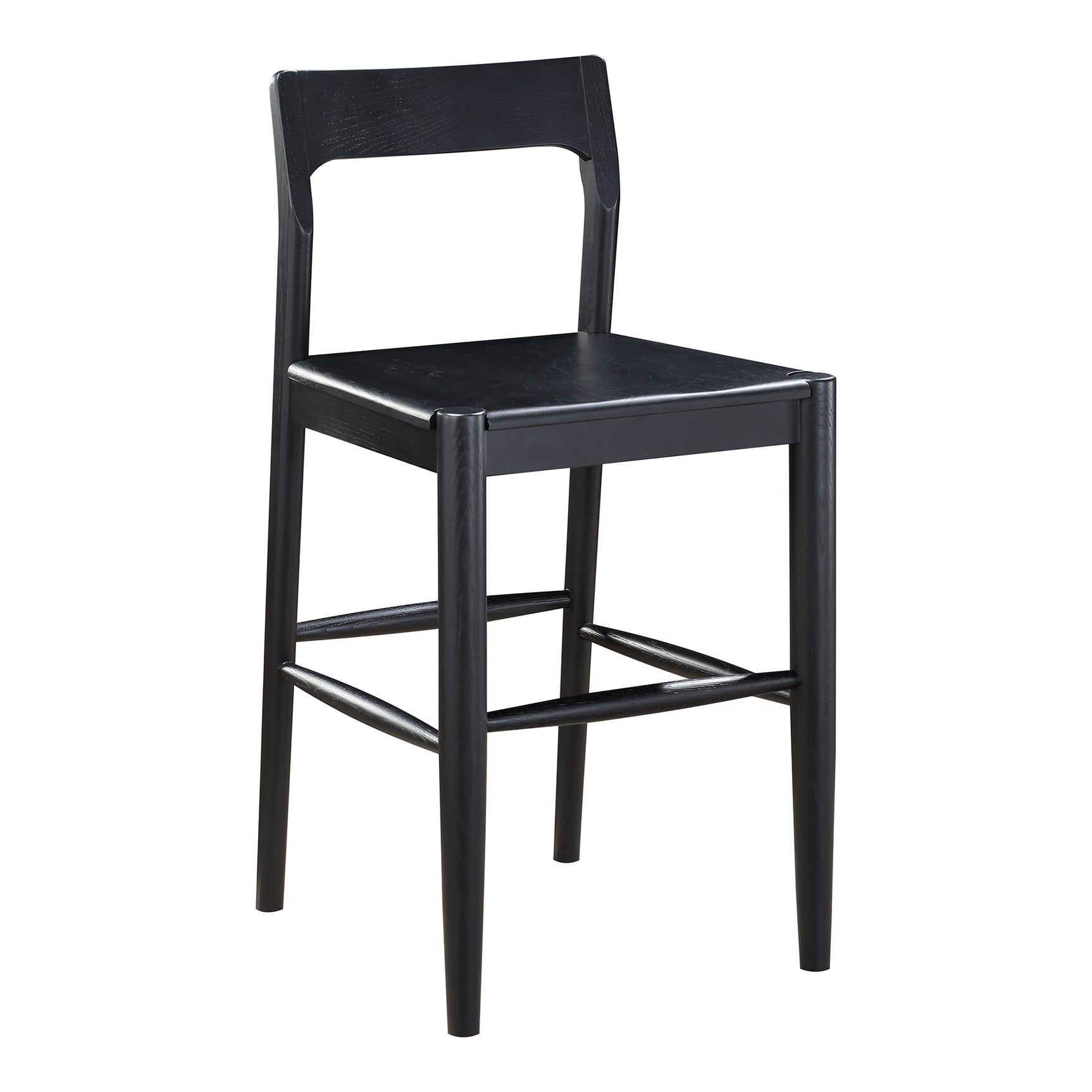 Owing Black Counter Stool - Ornate Home