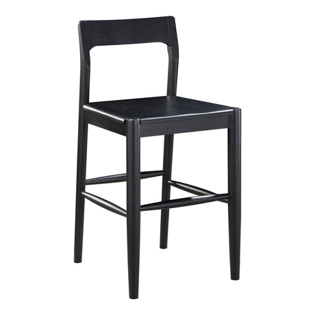 Owing Black Counter Stool - Ornate Home