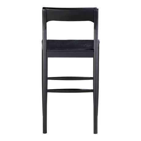 Owing Black Counter Stool - Ornate Home