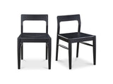 Owing Dining Chair Black (Set of 2) - Ornate Home