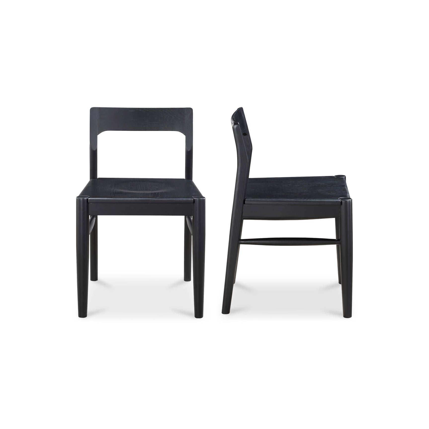 Owing Dining Chair Black (Set of 2) - Ornate Home