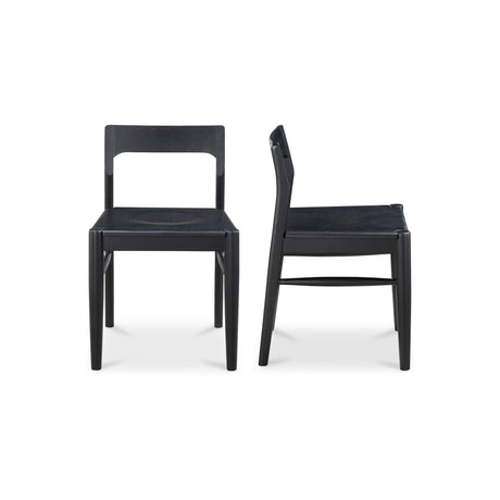 Owing Dining Chair Black (Set of 2) - Ornate Home