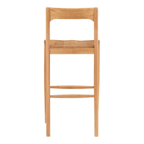 Owing Natural Oak Barstool - Ornate Home
