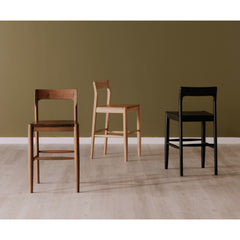 Owing Natural Oak Barstool - Ornate Home