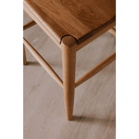Owing Natural Oak Barstool - Ornate Home