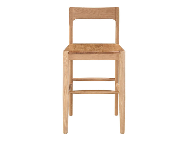 Owing Natural Oak Counter Stool - Ornate Home