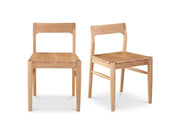 Owing Natural Oak Dining Chair (Set of 2) - Ornate Home