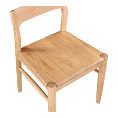 Owing Natural Oak Dining Chair (Set of 2) - Ornate Home