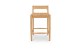 Owing Oak Counter Low Back Stool