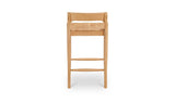 Owing Oak Counter Low Back Stool