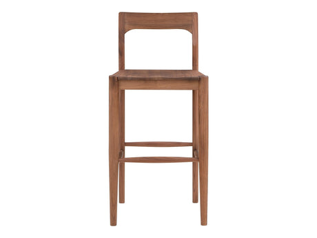 Owing Walnut Brown Barstool - Ornate Home