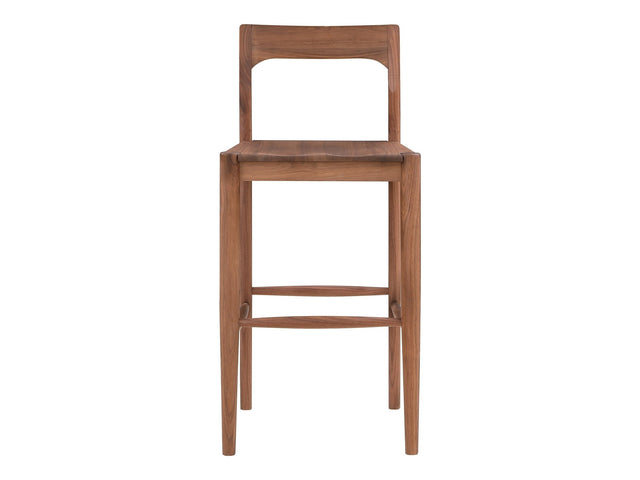Owing Walnut Brown Barstool - Ornate Home