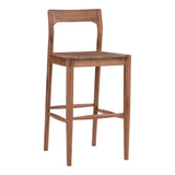 Owing Walnut Brown Barstool - Ornate Home