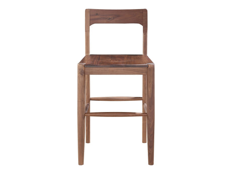 Owing Walnut Brown Counter Stool - Ornate Home
