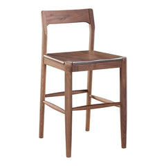 Owing Walnut Brown Counter Stool - Ornate Home