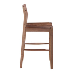 Owing Walnut Brown Counter Stool - Ornate Home