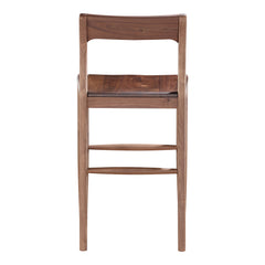 Owing Walnut Brown Counter Stool - Ornate Home